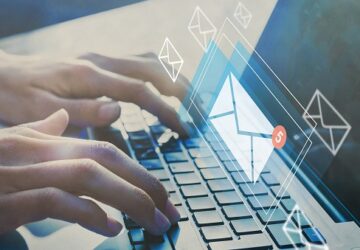 email inbox, online communication and e-mail marketing concept