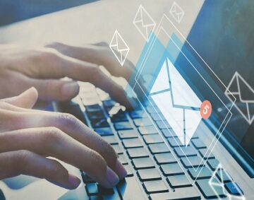 email inbox, online communication and e-mail marketing concept