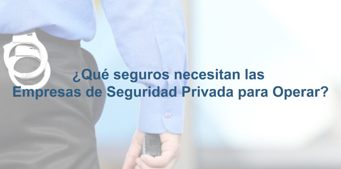 Garantías y avales para empresas de seguridad privada